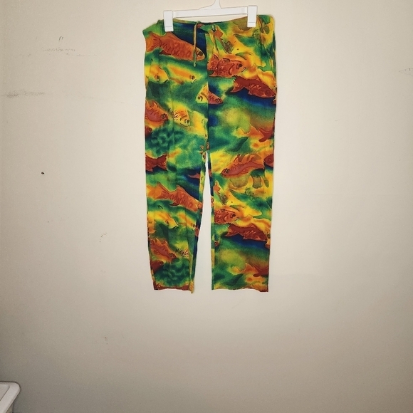 Mikey Mo Key West Linen Like Fish Tie Dye  Material Size Small - Picture 2 of 6